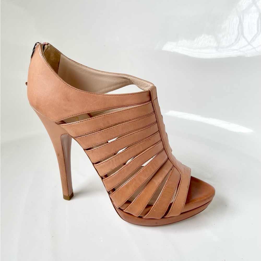 💋PRADA, Brown Leather Booties open toe - size 38 (8)